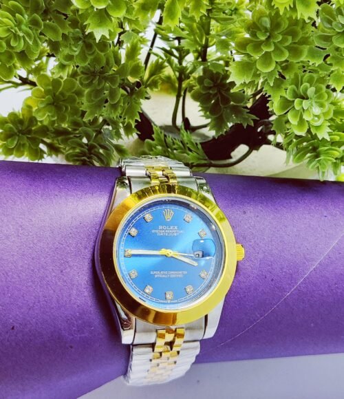 Royal Blue Luxury Datejust Watch For Man - Image 12