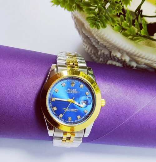 Royal Blue Luxury Datejust Watch For Man - Image 11