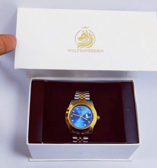 Royal Blue Luxury Datejust Watch For Man - Image 8