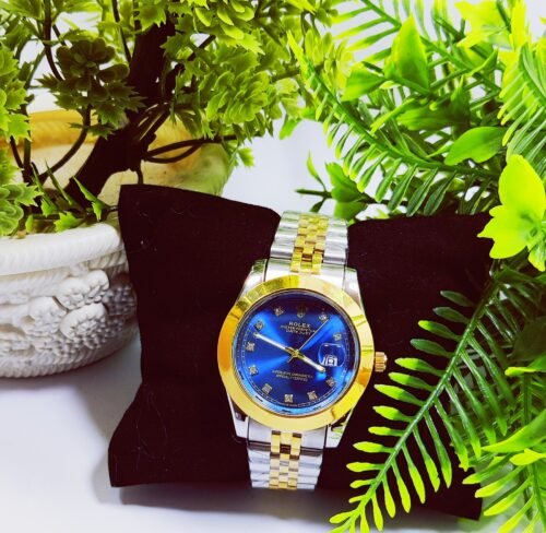 Royal Blue Luxury Datejust Watch For Man - Image 4