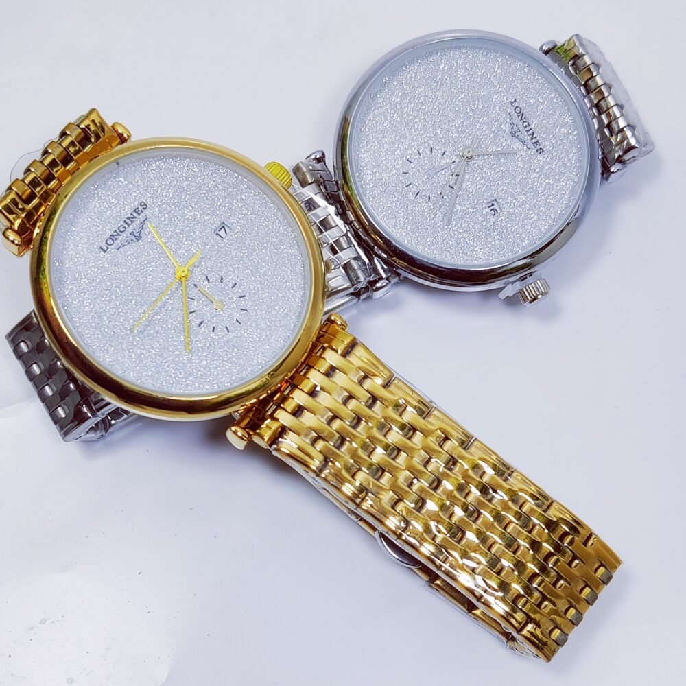 Elegant Longines Silver & Gold Men's Watches