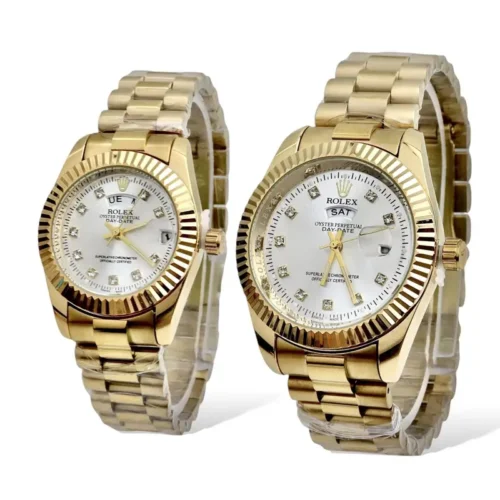 Royal Black Elegance Couple Watch - Image 3