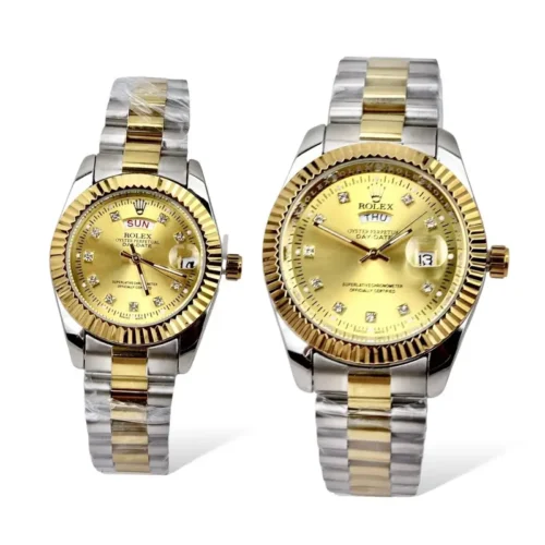 Royal Black Elegance Couple Watch - Image 9