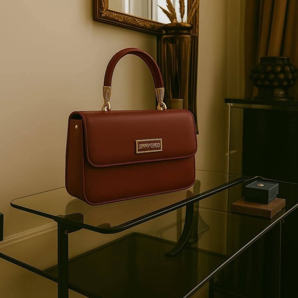 Elegant Red Handbag