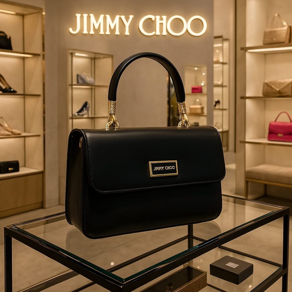 Elegant Black Jimmy Choo Handbag