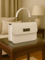 Elegant White Jimmy Choo Handbag
